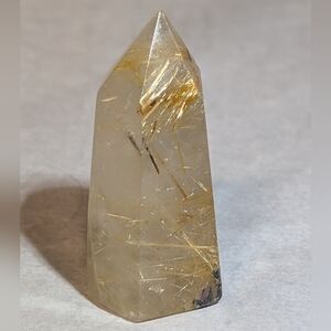 Golden Rutilated Quartz Tower